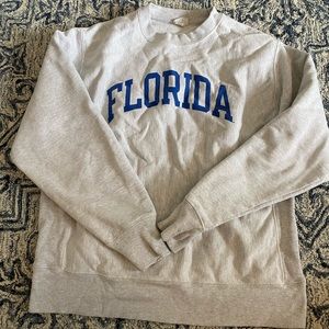 Florida reverse weave crewneck